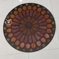 قالیچه گرد 90 × 90|فرش|شیراز, سینما سعدی|دیوار