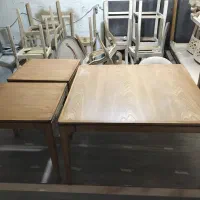 میز جلو مبلی خود رنگ با چوب راش|مبلمان خانگی و میز عسلی|شاندیز, |دیوار