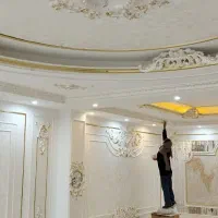 پتینه کاری و ورقطلای داخل ساختمان +نقاشی ساختمان|خدمات پیشه و مهارت|ساری, |دیوار