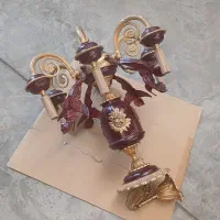 لوستر برنز|لوستر و چراغ آویز|باغستان, |دیوار