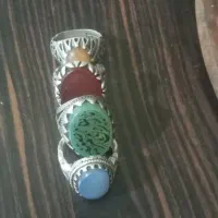 ۴عدد انگشتر نقره|جواهرات|تهران, خزانه|دیوار