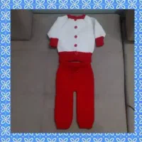 ژاکت  شلوار ژیله کتونی  دستبافت دخترانه و پسرانه|کفش و لباس بچه|رباط‌کریم, رباط‌کریم|دیوار