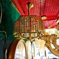 لوستر ۶ ضلعی کریستالی