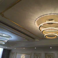 لوستر سه حلقه ،ریموت سه حالته تولیدی (پاسارگاد)|چراغ خواب و آباژور|مشهد, چهارچشمه|دیوار