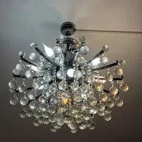 دو عدد لوستر کریستال