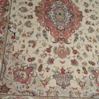 فرش ۶ متری گل ابریشم یک جفت