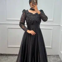 لباس مجلسی مشکی سایز۲