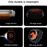 ساعت هوشمندساعت هوشمند T800 Ultra|ساعت|اهواز, منبع اب|دیوار