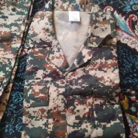 دو دست لباس بسیجی سبز درجه یک سایز بین 40 و 52