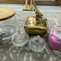 کلمن شیشه ای شکلات خوری