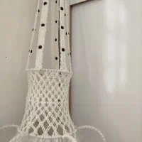 آویزگلدان مکرومه ارسالم دارم معاوضه هم دارم