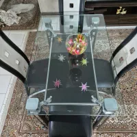 میز نهارخوری ۴ نفره|میز و صندلی غذاخوری|تهران, شهرک دانشگاه|دیوار