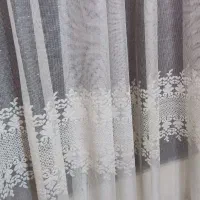 پرده تور همراه پشت پرده ای