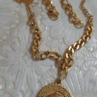 گردنبندو گوشواره استیل ورساچ نو|بدلیجات|تهران, باغ خزانه|دیوار