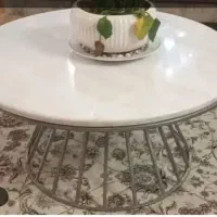 میز  پذیرایی وسط سنگ طبیعی
