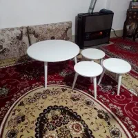 میز جلو مبلی و ۳ عدد عسلی