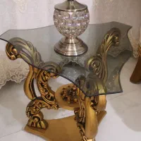 مبل ۹نفره استیل سلطنتی همراه با ست بوفه