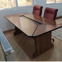 میز کنفرانس و صندلی رایانه صنعت|مبلمان اداری|سمنان, |دیوار