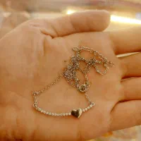 گردنبند نقره تمیز