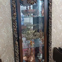 بوفه چوب و شیشه