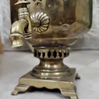 سماور ذغالی برنجی قدیمی|کلکسیون اشیاء عتیقه|تهران, آهنگ|دیوار