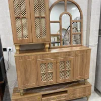 انواع ست آیینه و کنسول جاکفشی و میز تلویزیون|بوفه، ویترین، کنسول|رفسنجان, |دیوار