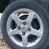 رینگ 5‌ پر 14 با لاستیک|قطعات یدکی و لوازم جانبی|یاسوج, |دیوار