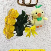 دسته گلای روبانی|گل مصنوعی|خوی, |دیوار