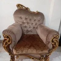 مبل کلاسیک 7نفره و کاناپه 5نفره همراه عسلی و بوفه|مبلمان خانگی و میز عسلی|هشتگرد, فاز ۱ مهستان|دیوار