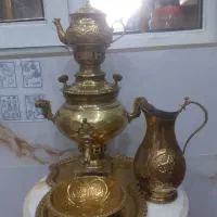 سماورذغالی برنجی برنزی اصل کاملن سالم استفاده نشده|سماور، چایساز، قهوهساز|قدس, شهرقدس|دیوار