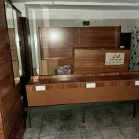 سرویس خواب چوبی ست کامل همراه کمد و پاتختی|تخت و سرویس خواب|تهران, چیتگر شمالی|دیوار