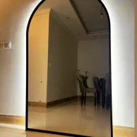 اینه فلزی مدل پنجره ایی ابعاد ۱۸۰ سفارشی|آینه|قائمشهر, |دیوار