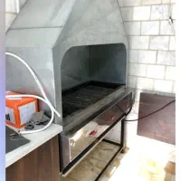 فروش سماور برنجی کباب پز صنعتی در حد نو