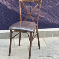 صندلی فلزی رنگ با چرم و سلفون/تالار رستوران هتل