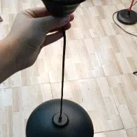 لوستر مشکی کاسه ای|لوستر و چراغ آویز|مشهد, توس (بلوار توس)|دیوار