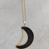 گردنبند موی یار شبتاب رزین بلک فرایدی