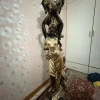 مجسمه آباژور پلی استر و آینه کنسول پلی استر|صنایع دستی و سایر لوازم تزئینی|رشت, صفاری|دیوار