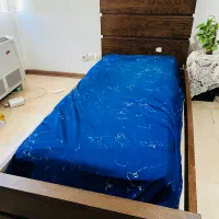 تخت یک نفره تمام چوب