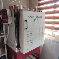 کوره سفال‌گری درب از جلو صنعت سرام/ کاملا سالم