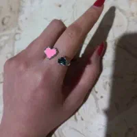 انگشتر فری سایز تمام استیل رنگ ثابت کاملا نو