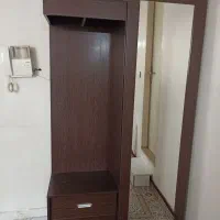 جا کفشی آینه دار کشویی به همراه جا لباسی