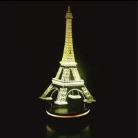 چراغ خواب 3بعدی طرح برج ایفل
