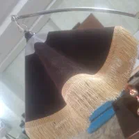 آباژور ایستاده بسیار تمیز کرم قهوه ایی