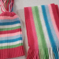 شال و کلاه دخترانه بچگانه