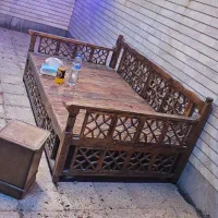 تخت سنتی با چوب روس