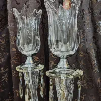 شمعدان کریستال اصل والتـر آلمان|صنایع دستی و سایر لوازم تزئینی|تهران, سردارجنگل|دیوار