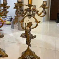 ساعت دیواری چوب راش شمعدون|ساعت دیواری و تزئینی|رشت, دیلمان|دیوار