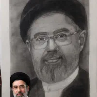 طراحی چهره سیاه قلم