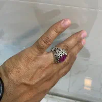 انگشتر نقره یاقوت سرخ اصل و معدنی|بدلیجات|بوشهر, |دیوار