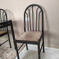 میز نهارخوری ۴ نفره فلزی|میز و صندلی غذاخوری|بجنورد, |دیوار